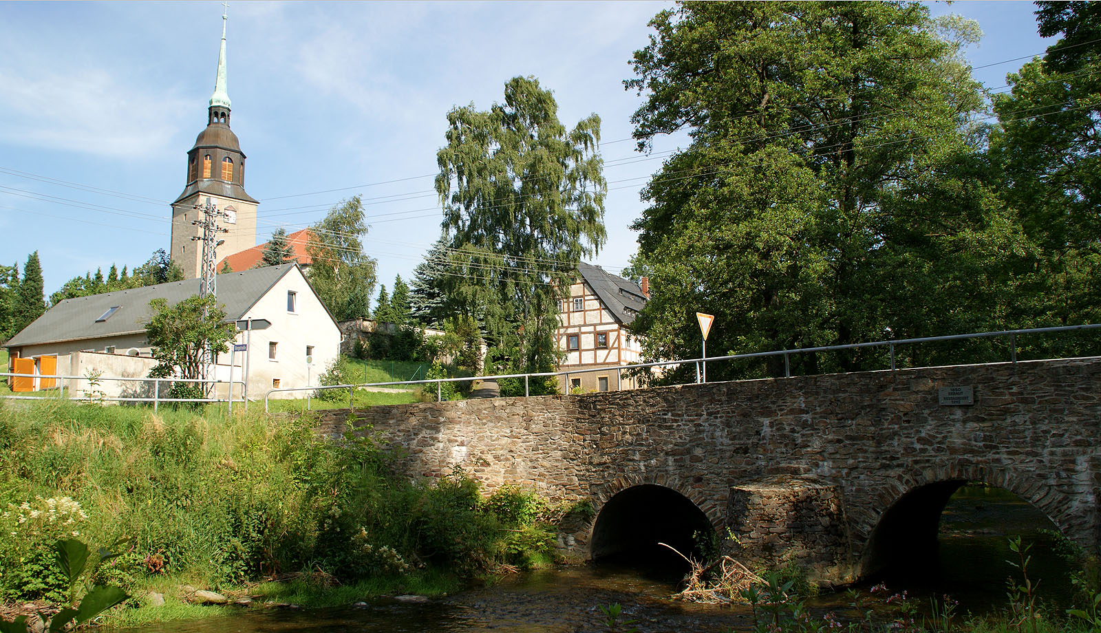 Kirche in Oberbobritzsch