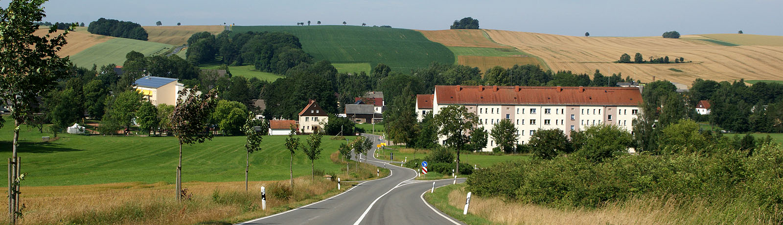 Blick auf Oberbobritzsch Blick auf Oberbobritzsch