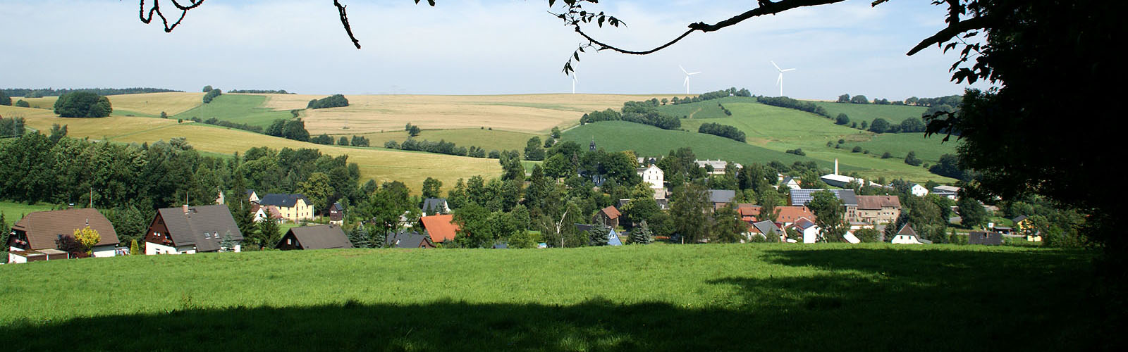 Blick auf Weigmannsdorf